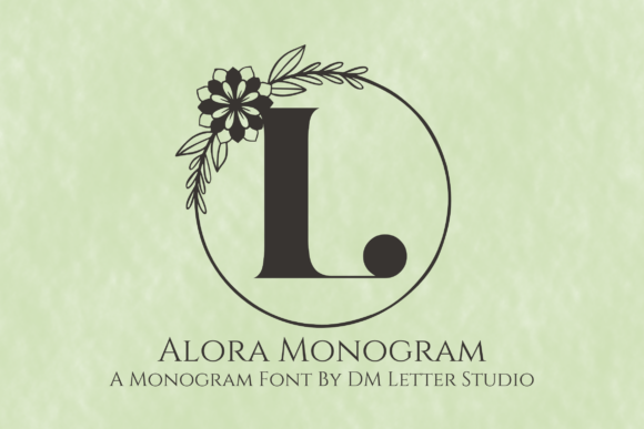 Alora Monogram Font Review