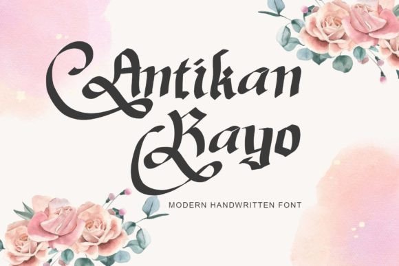 Antikan Rayo: A Bold Blackletter Font
