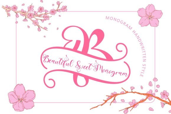 Beautiful Sweet Monogram Font