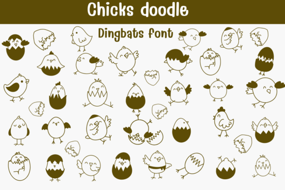 Chicks Doodle Font for Business