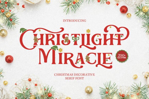 Christlight Regular: A Festive Font for Creative Projects