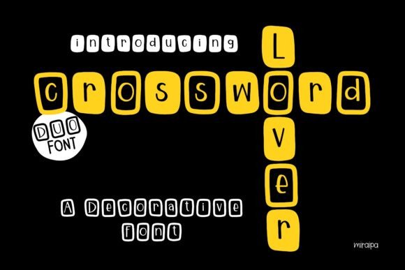 Crossword Lover Font Review