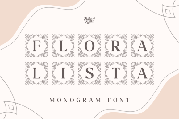 Floralista Monogram Font