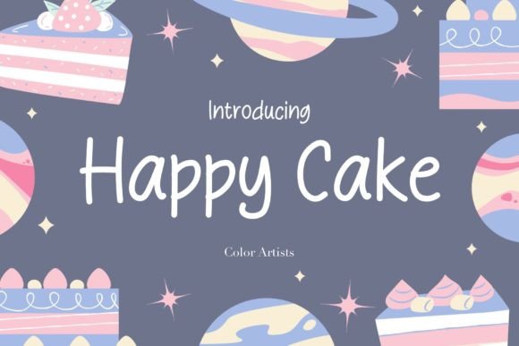 Happy Cake Font: Sweet Design for Digital Campaigns