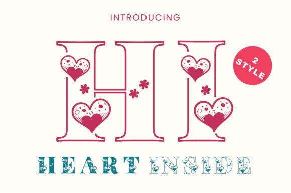 Heart Inside: A Romantic Font for Business Branding