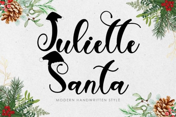 Juliette Santa: A Handwritten Font for Editorial Elegance