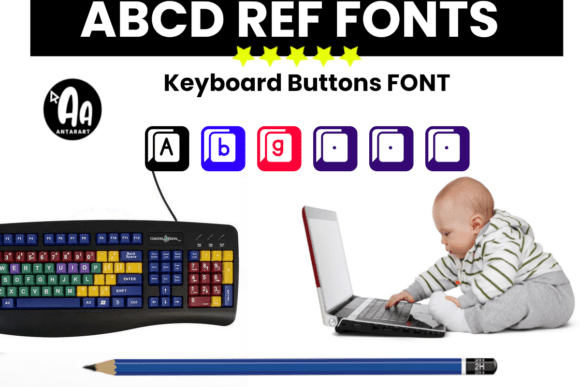 Keyboard Buttons Font