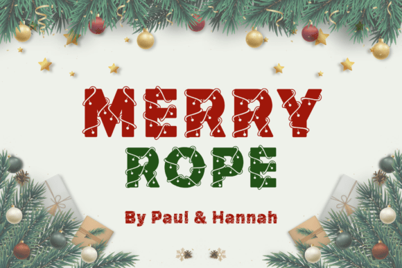 Merry Rope: A Festive Font for Business