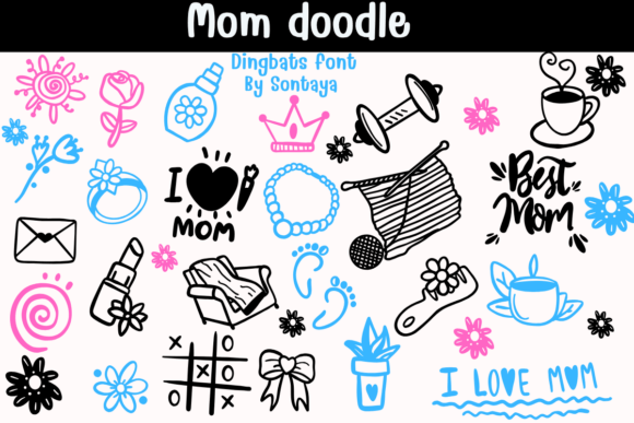 Mom Doodle Font for Bold Campaigns