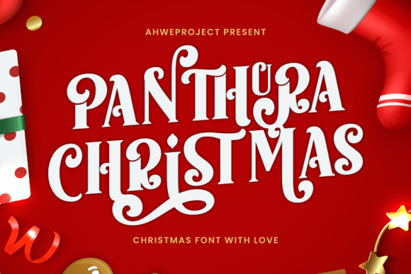 Panthura Christmas Font for Festive Designs