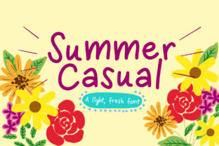Summer Casual: A Font for Creative Campaigns