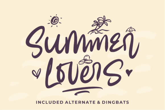 Summer Lovers Font for Business